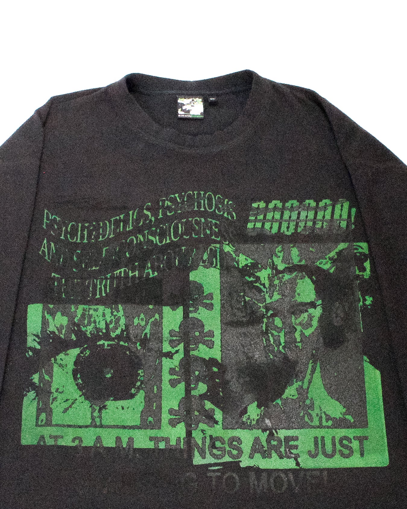 "PSYCHEDELICS @ 3AM" Pullover Fleece Sweater (XL)