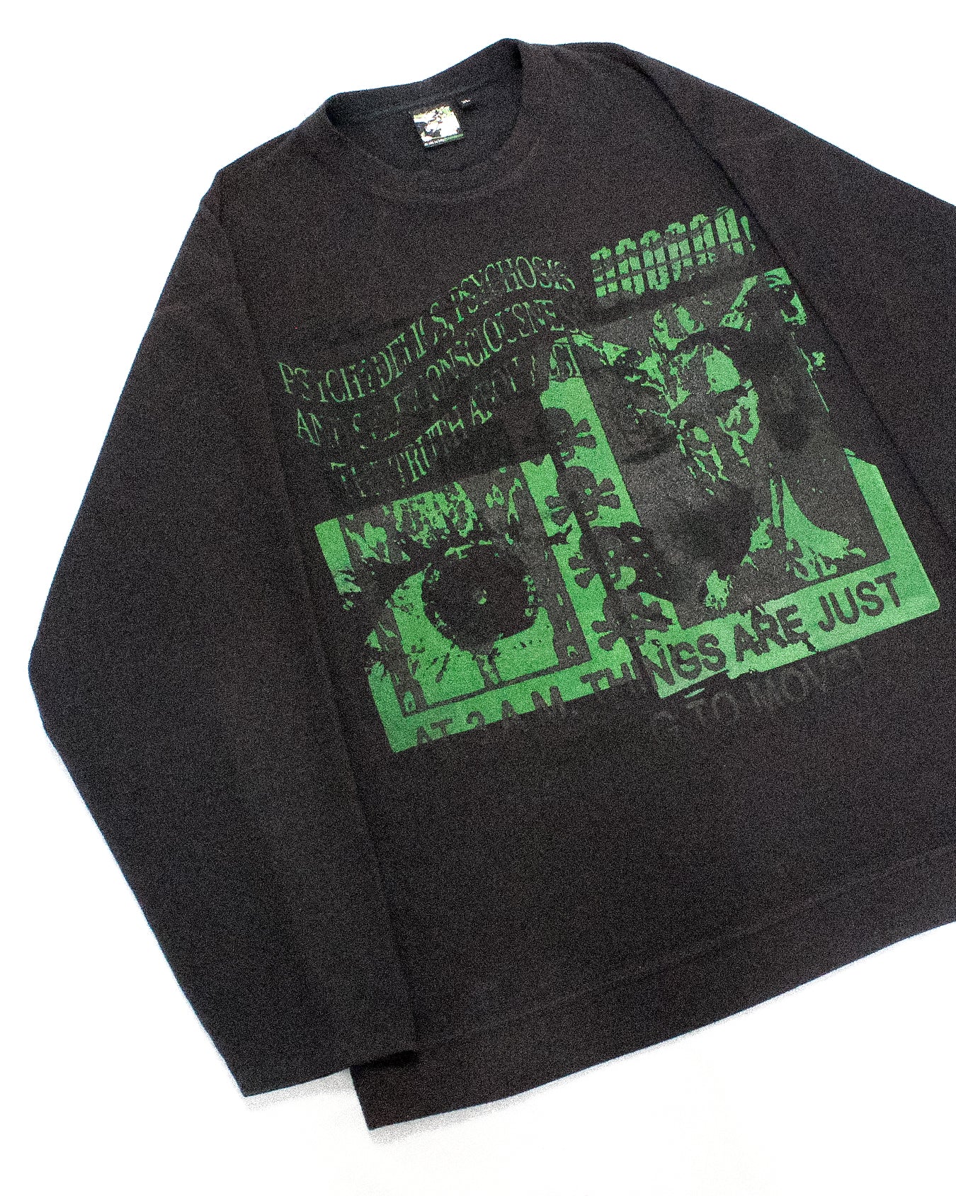 "PSYCHEDELICS @ 3AM" Pullover Fleece Sweater (XL)