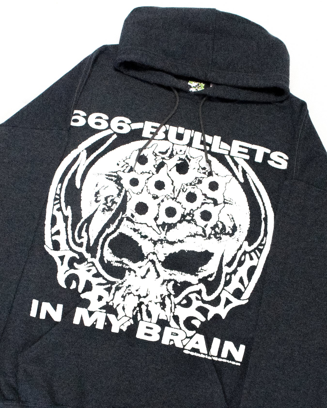 "666 BULLETS IN MY BRAIN" Heavyweight Hood (XXL)