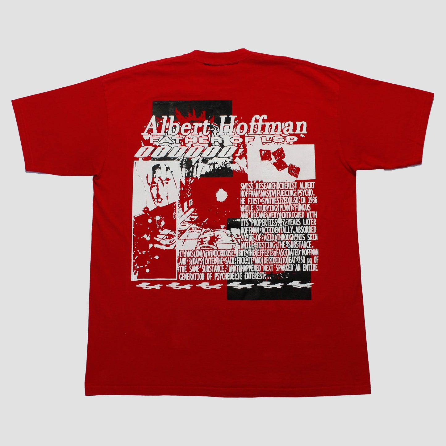 "BICYCLE DAY 1943//FATHER OF LSD" Heavyweight Tee (XXL)
