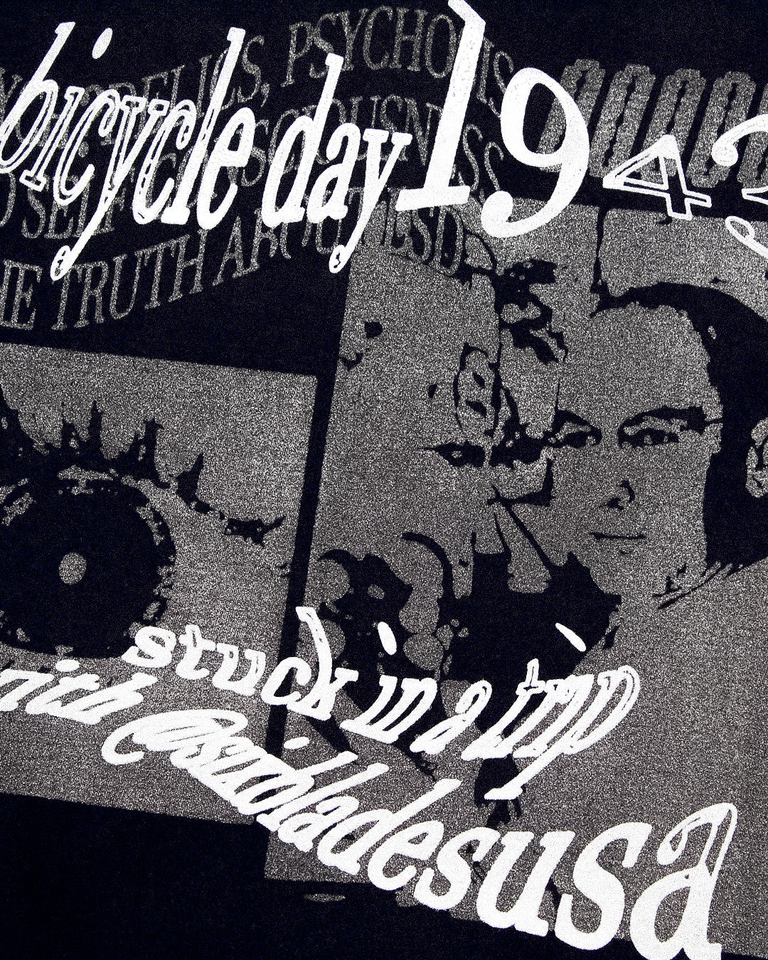 "BICYCLE DAY TRIPPING" Heavyweight Longsleeve Tee (M)