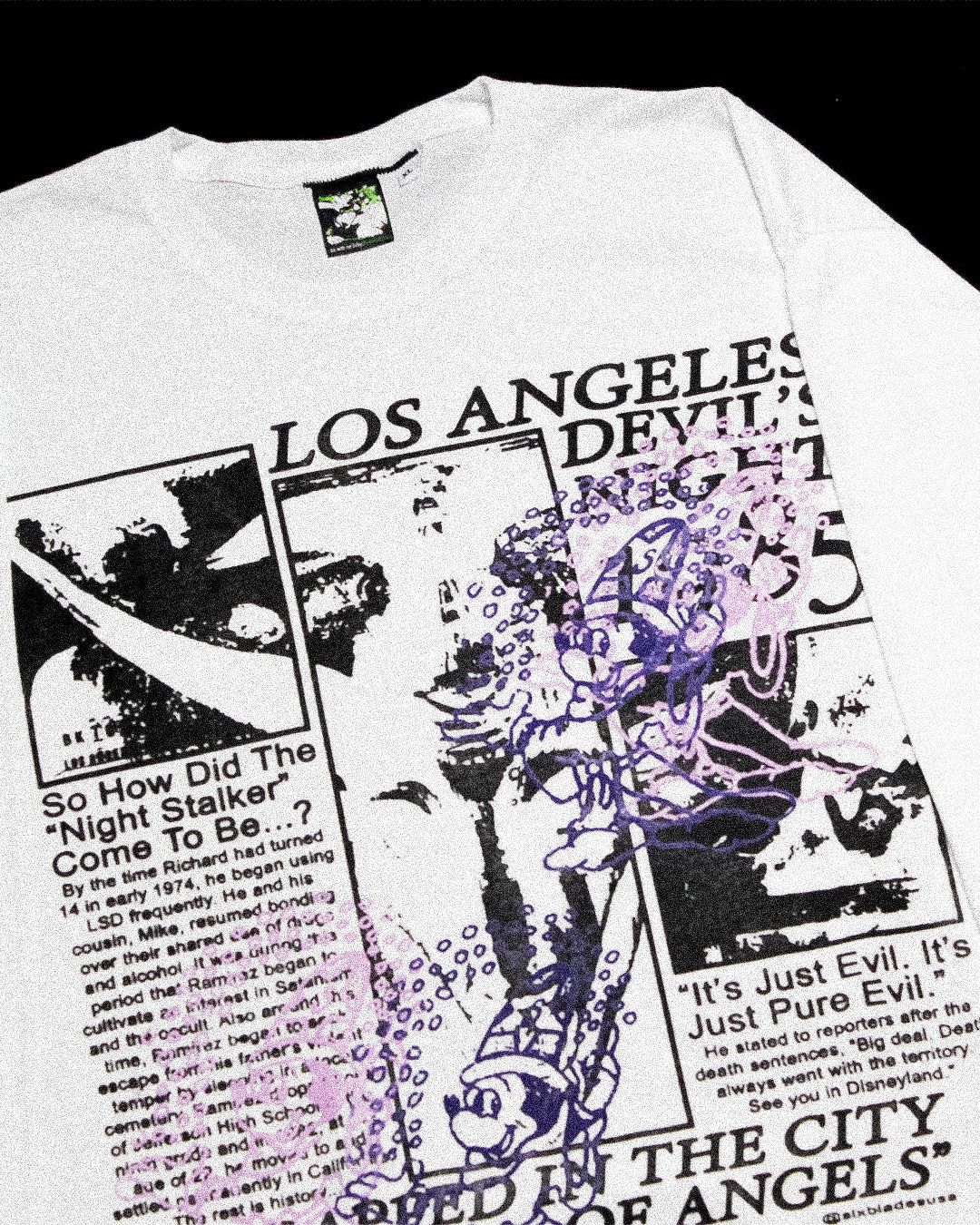 "DEVILS NIGHT IN FANTA6IA" Heavyweight Longsleeve Tee (XL)