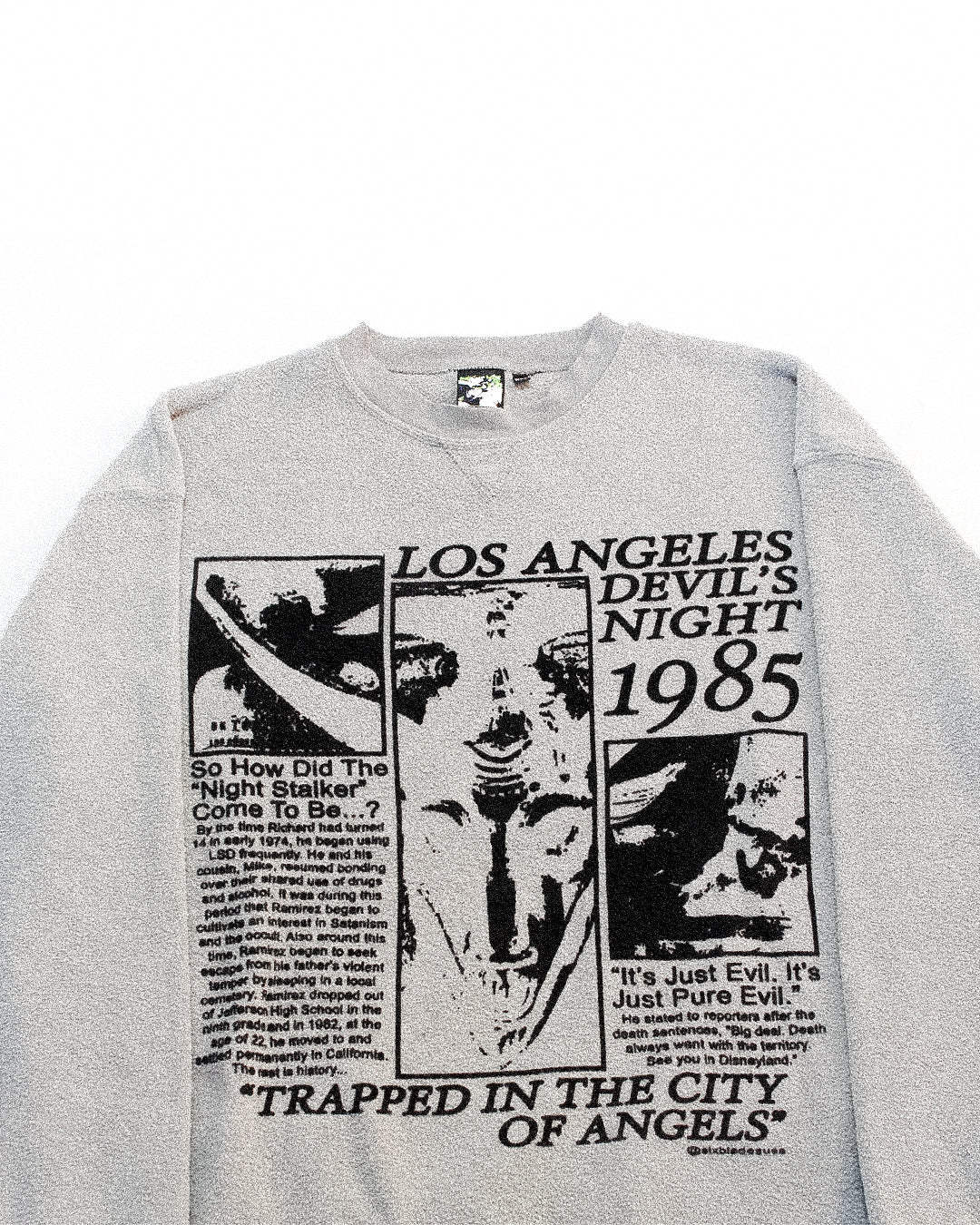"DEVILS NIGHT 1985" Heavyweight Pullover Fleece (XXL)