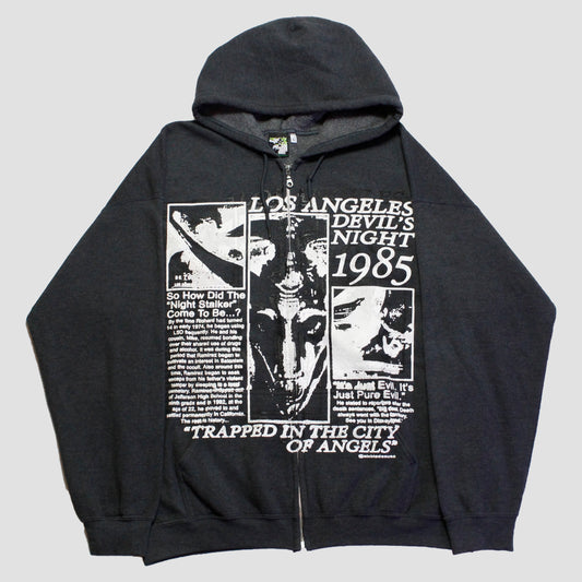 "DEVILS NIGHT//CITY OF ANGELS" Heavyweight Zip (L)