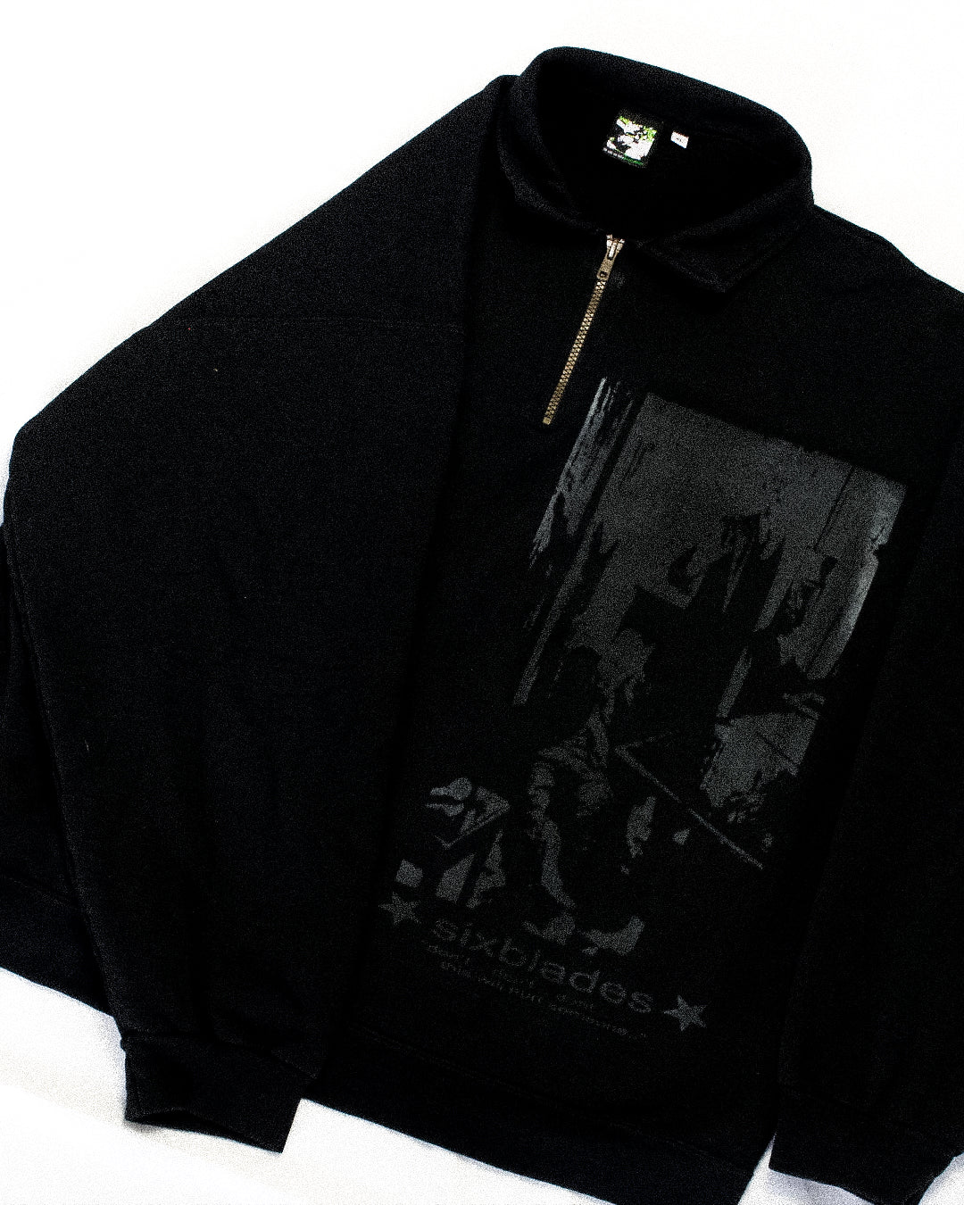 "PENNSYLVANIA EVENING NEWS//DIE LIKE DWYER" Heavyweight Quarter Zip (XL)
