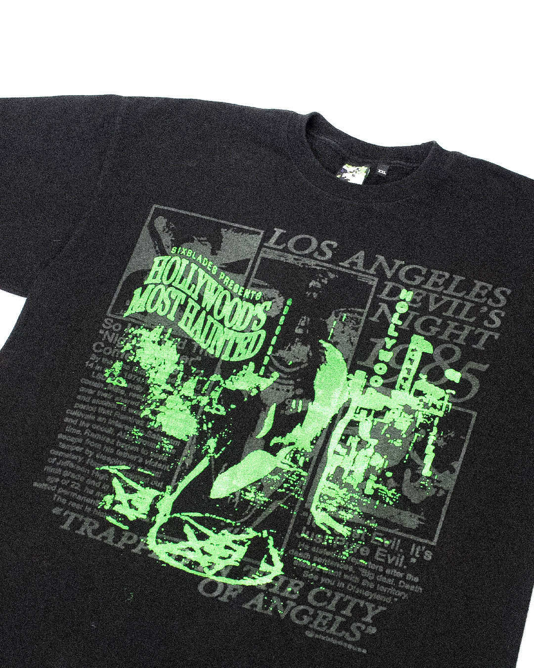 "MOST HAUNTED//DEVILS NIGHT" Heavyweight Tee (XXL)