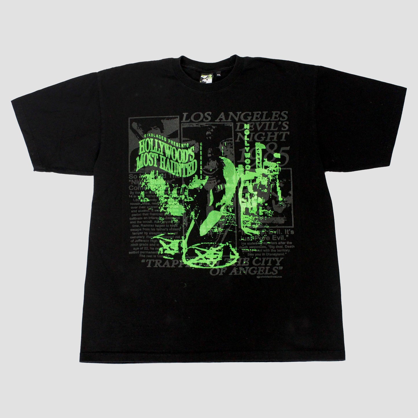 "MOST HAUNTED//DEVILS NIGHT" Heavyweight Tee (XXL)