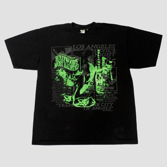 "MOST HAUNTED//DEVILS NIGHT" Heavyweight Tee (XXL)