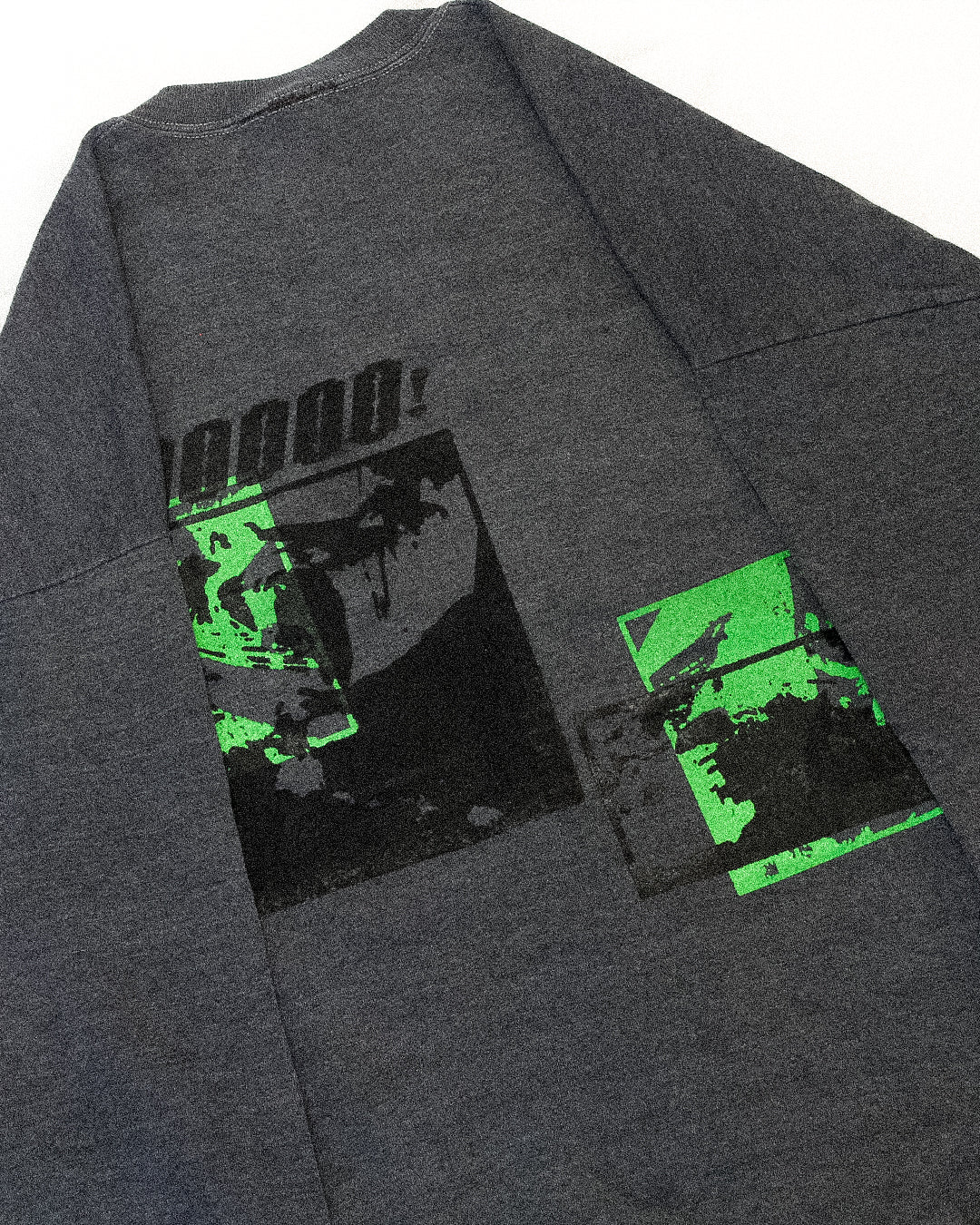 "GREEN & DEVILISH" Heavyweight Pullover Sweater (XL)