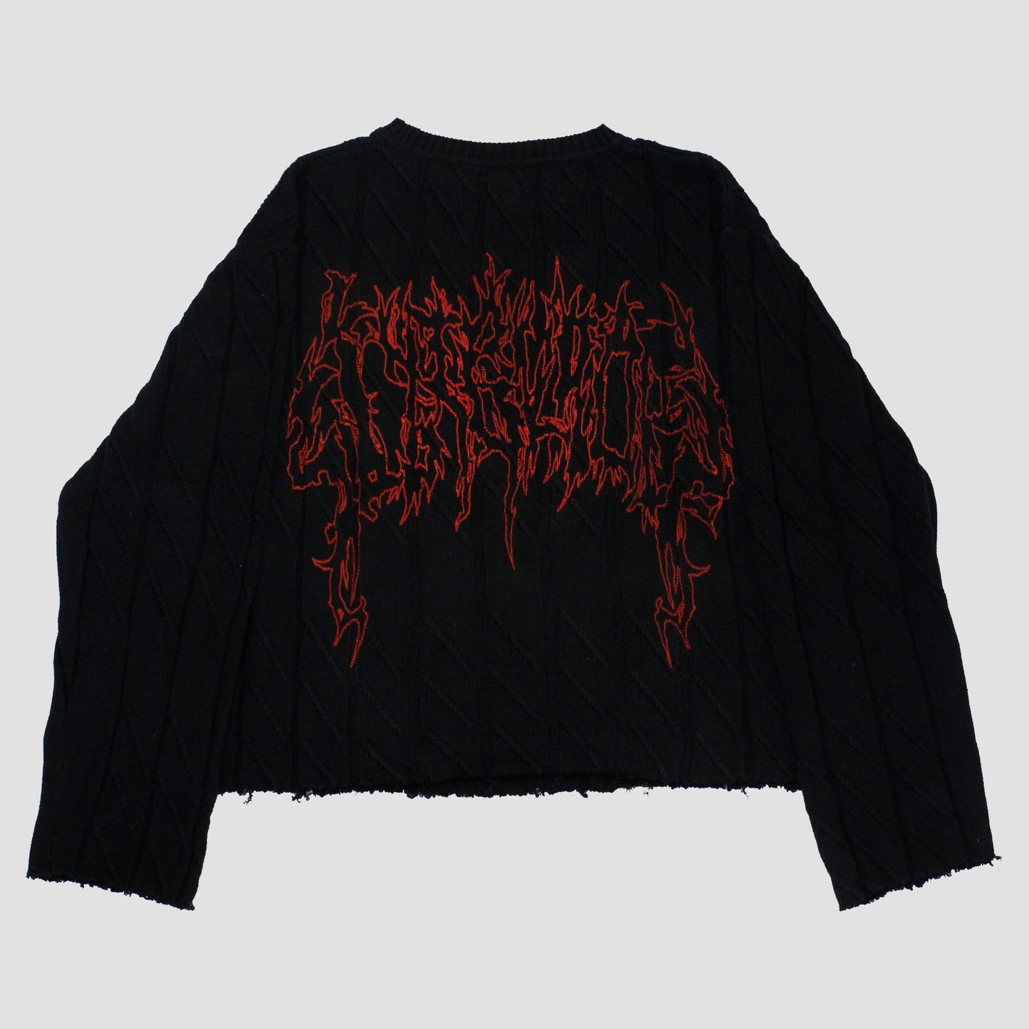 "HAUNTED LOS ANGELES//LOVE/TERROR/SEX/DRUGS" Heavyweight Knit Sweater (M)