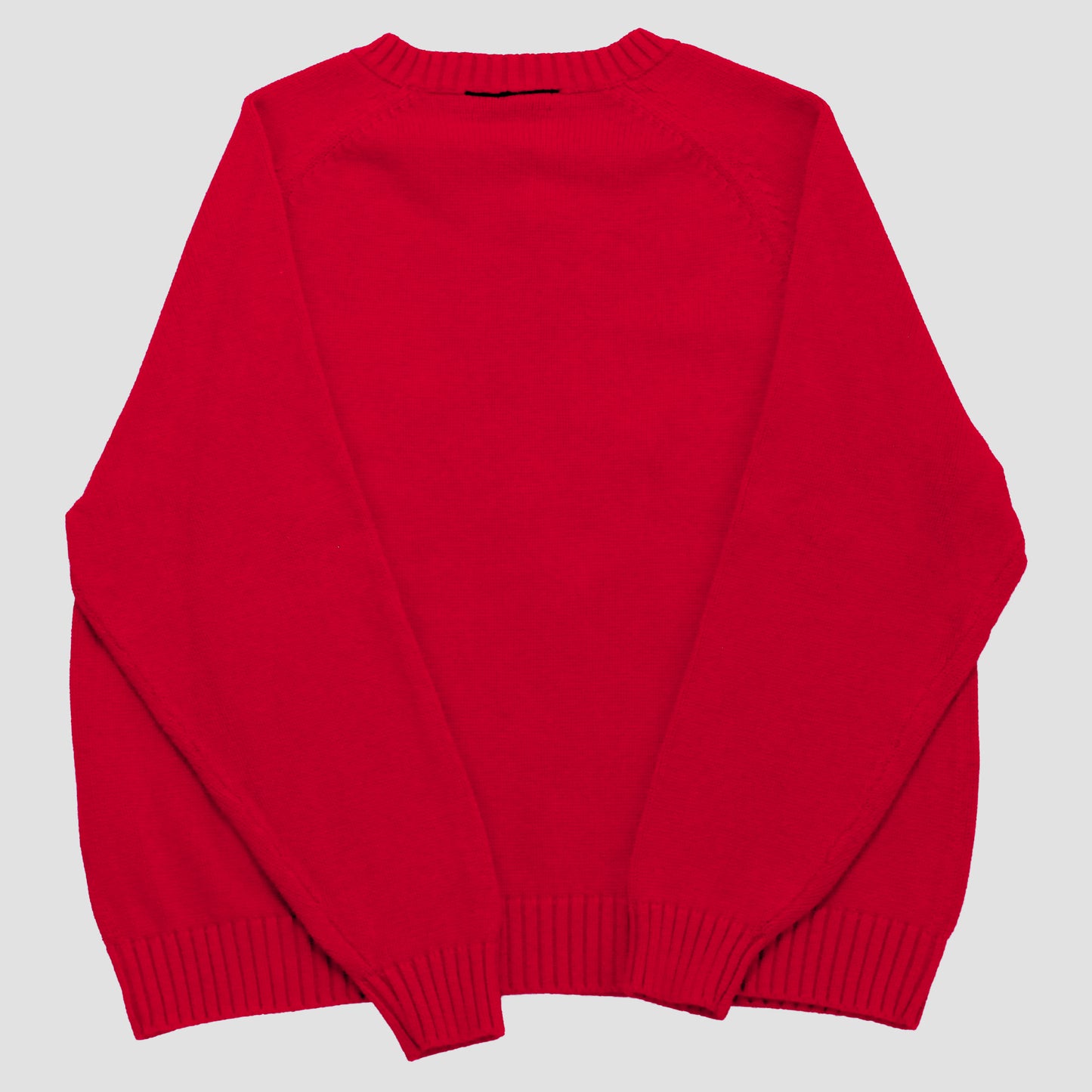 "LOS ANGELES EVENING NEWS//LOVE/TERROR/SEX/DRUGS" Heavyweight Knit Sweater (L)