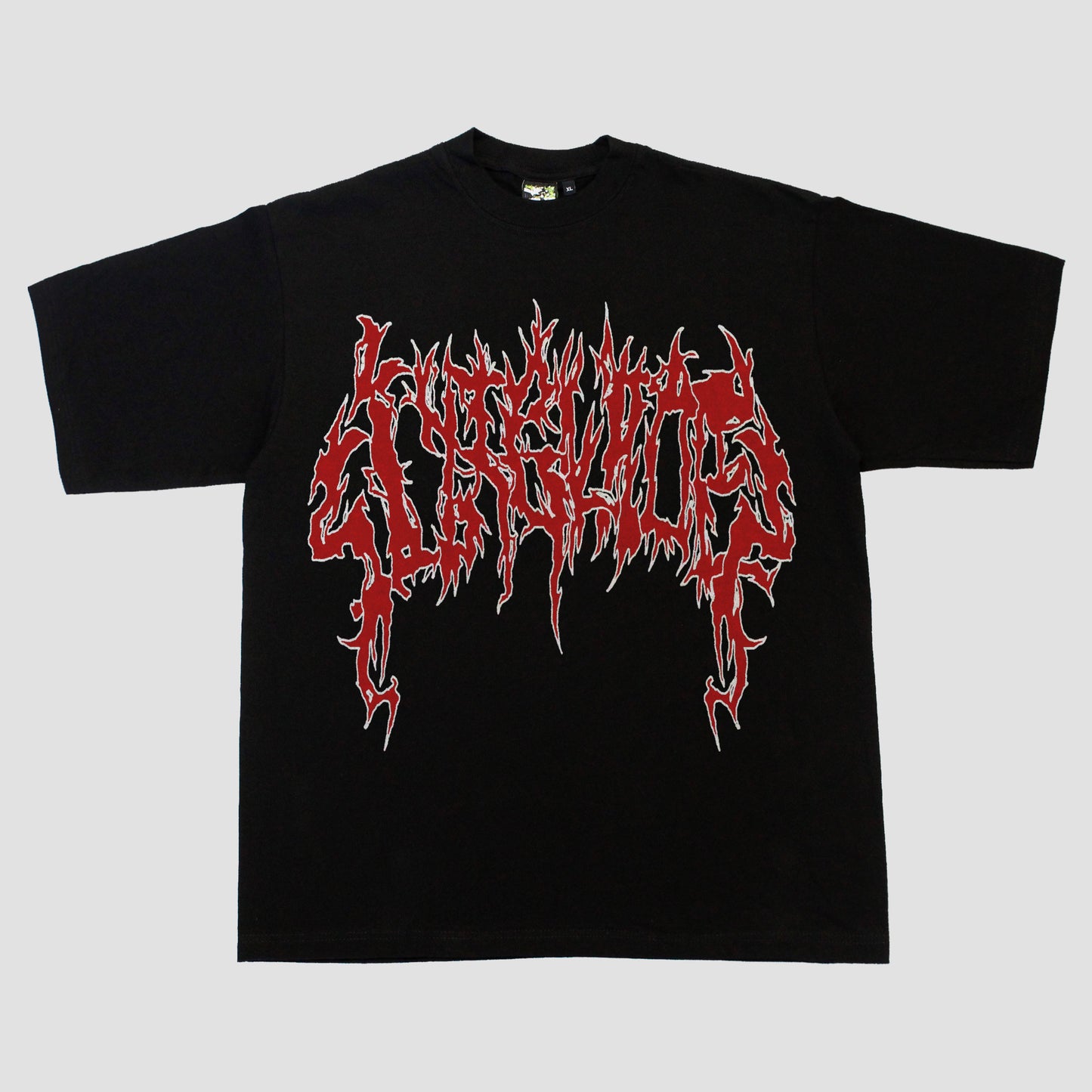 SIXBLADES 3 YEAR HEAVYWEIGHT LOGO TEE (BLACK/RED/WHITE)