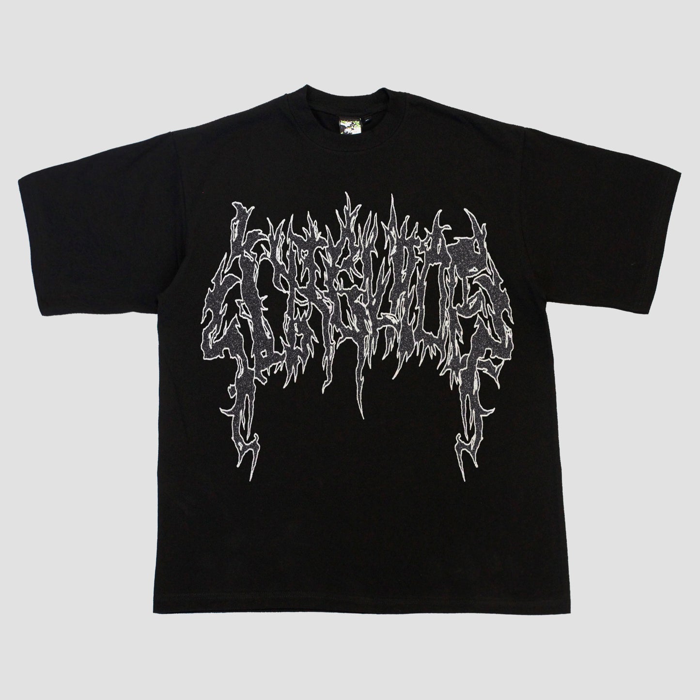 SIXBLADES 3 YEAR HEAVYWEIGHT LOGO TEE (BLACK/GLITTER/WHITE)