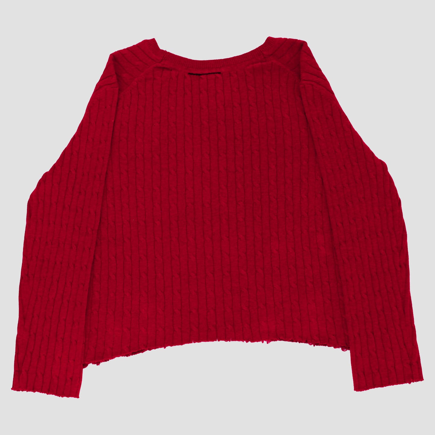 "MALEVOLENT" Cropped Pullover Knit (L)