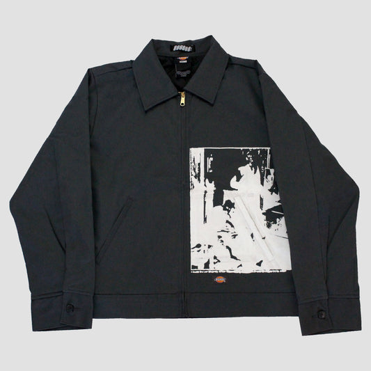 "PENNSYLVANIA EVENING NEWS//DIE LIKE DWYER" Bomber Jacket (L)