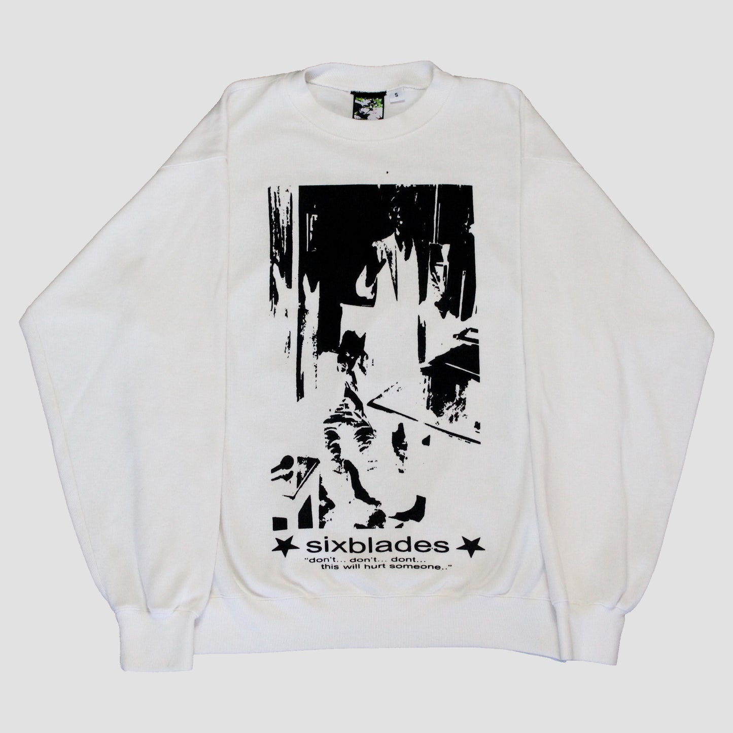 "PENNSYLVANIA EVENING NEWS//DIE LIKE DWYER" Pullover Sweater (S)