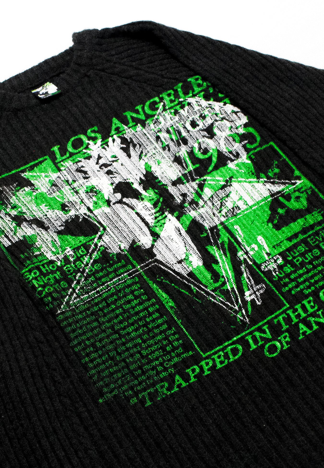 "DEVILS NIGHT//pentab(LA)de.." Extreme Heavyweight Knit Sweater (XL)
