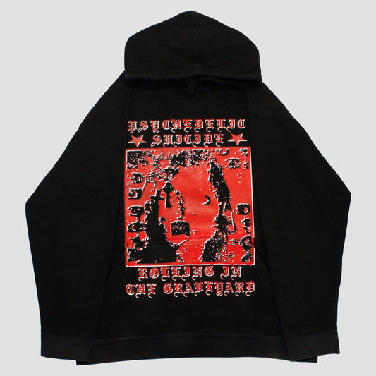 "ð€PSYCHEDELIC SUICIDEð€" Heavyweight Pullover Hood (L)