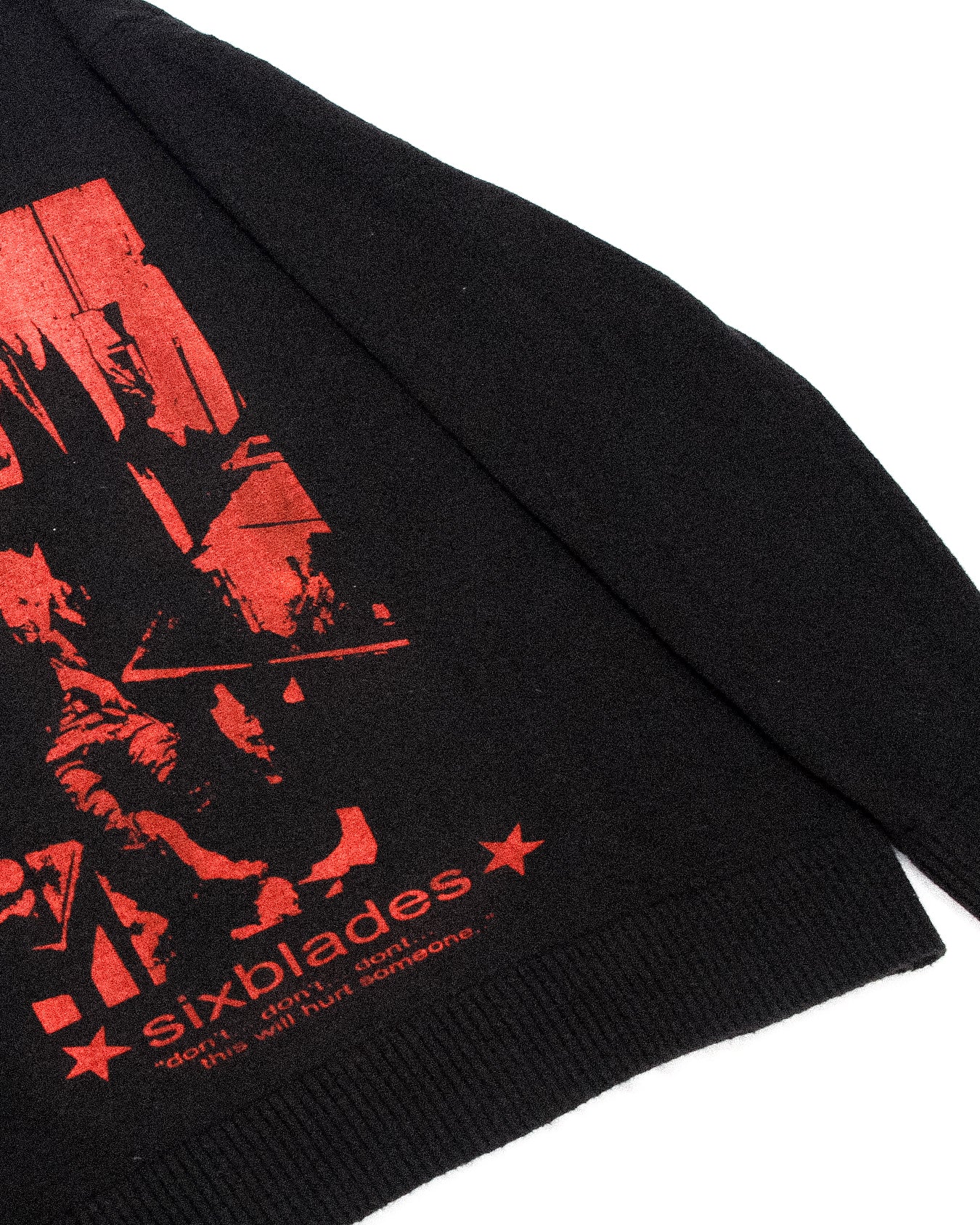"PENNSYLVANIA EVENING NEWS//DIE LIKE DWYER" Heavyweight Pullover Sweater (M)
