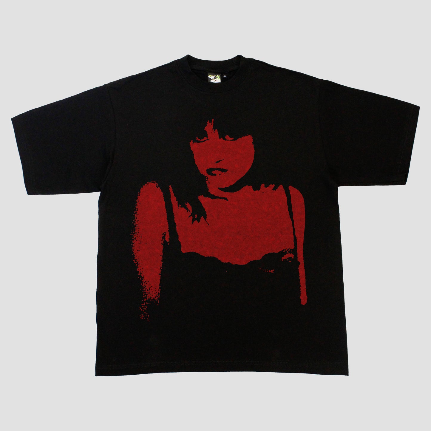 "VELVET MOURNINGS" HEAVYWEIGHT TEE (BLACK/RED)