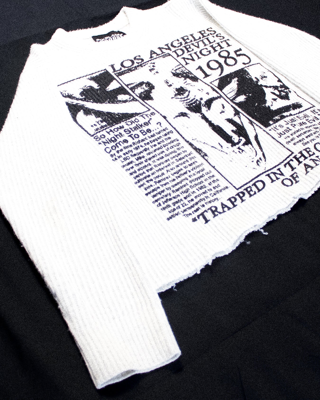 "DEVILS NIGHT 1985" Heavyweight Knit Sweater (XL)
