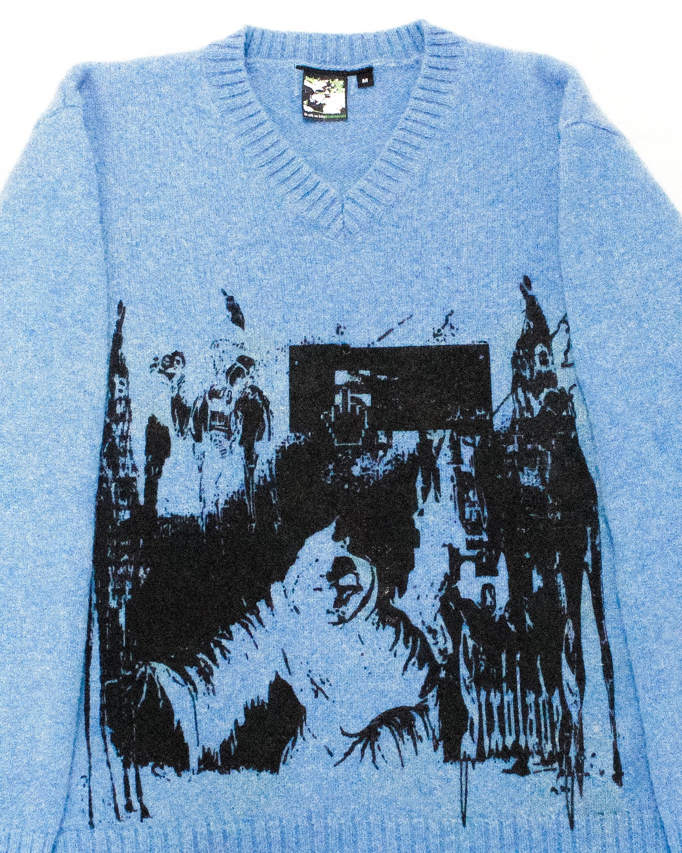 "SILK ROAD SWITCHBLADES" Pullover Sweater (M)