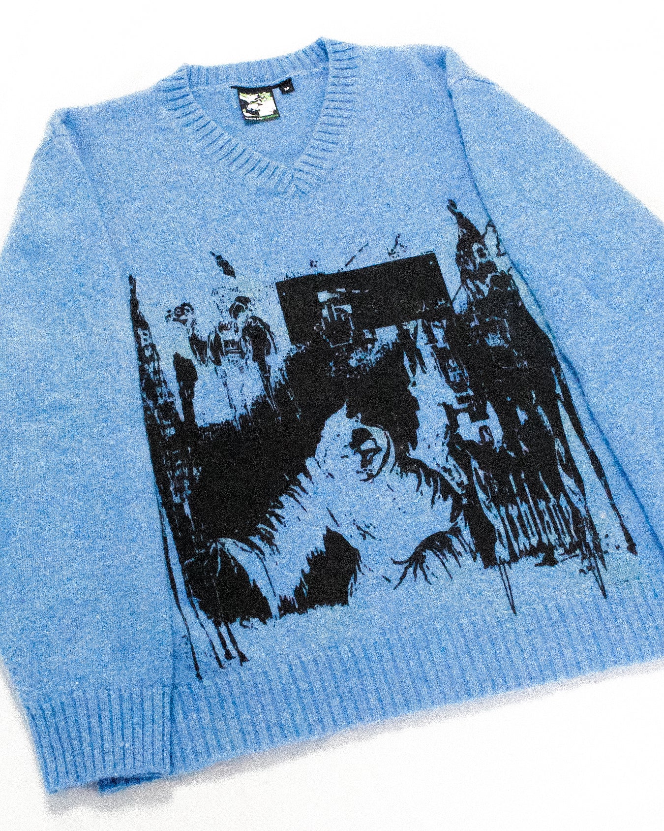 "SILK ROAD SWITCHBLADES" Pullover Sweater (M)