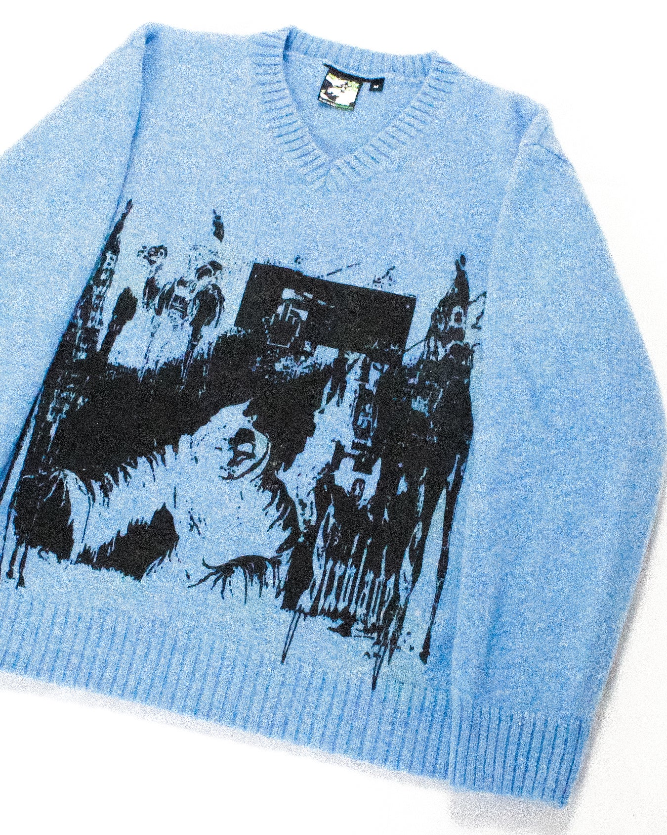 "SILK ROAD SWITCHBLADES" Pullover Sweater (M)