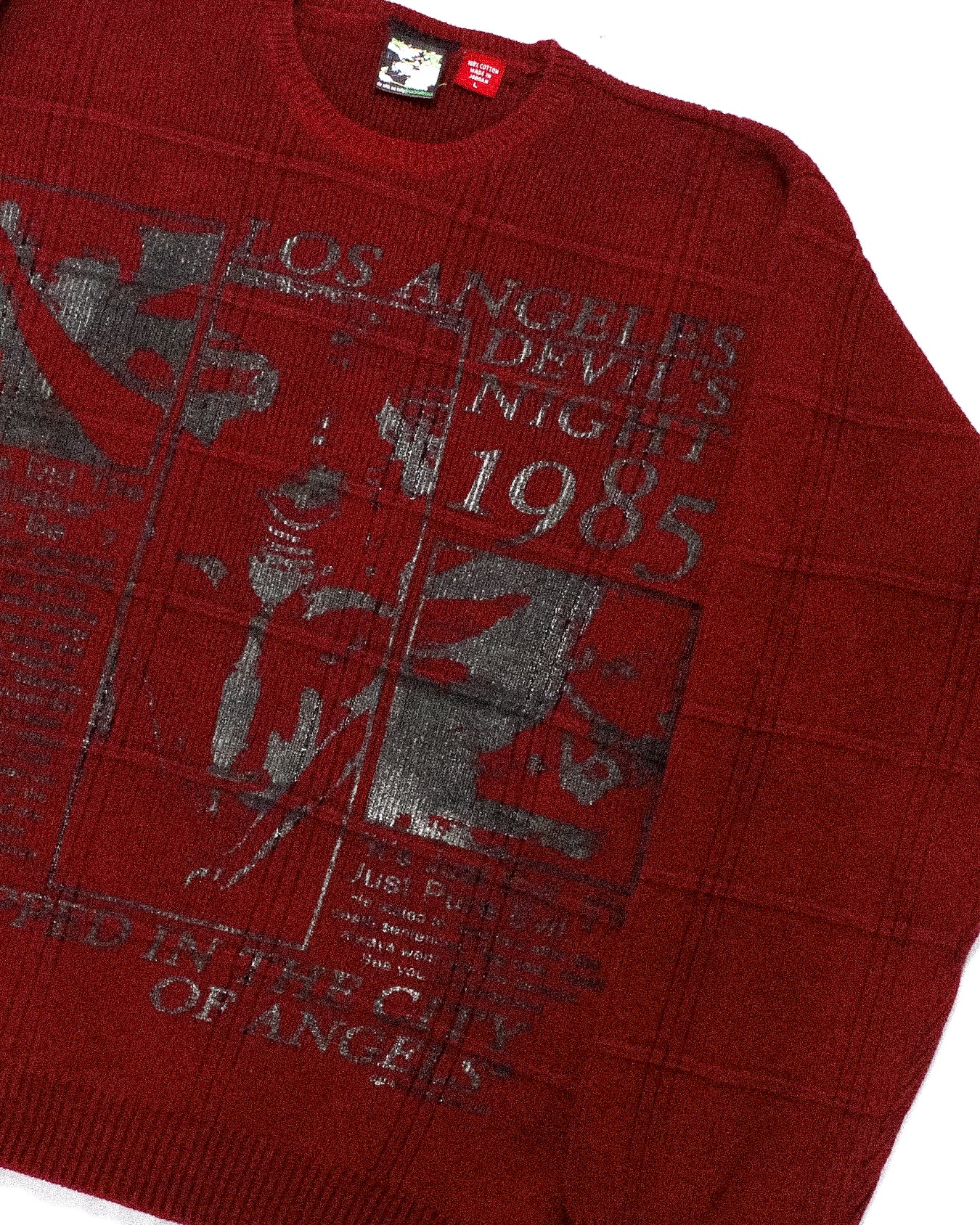 "DEVILS NIGHT 1985" Extreme Heavyweight Knit (L)