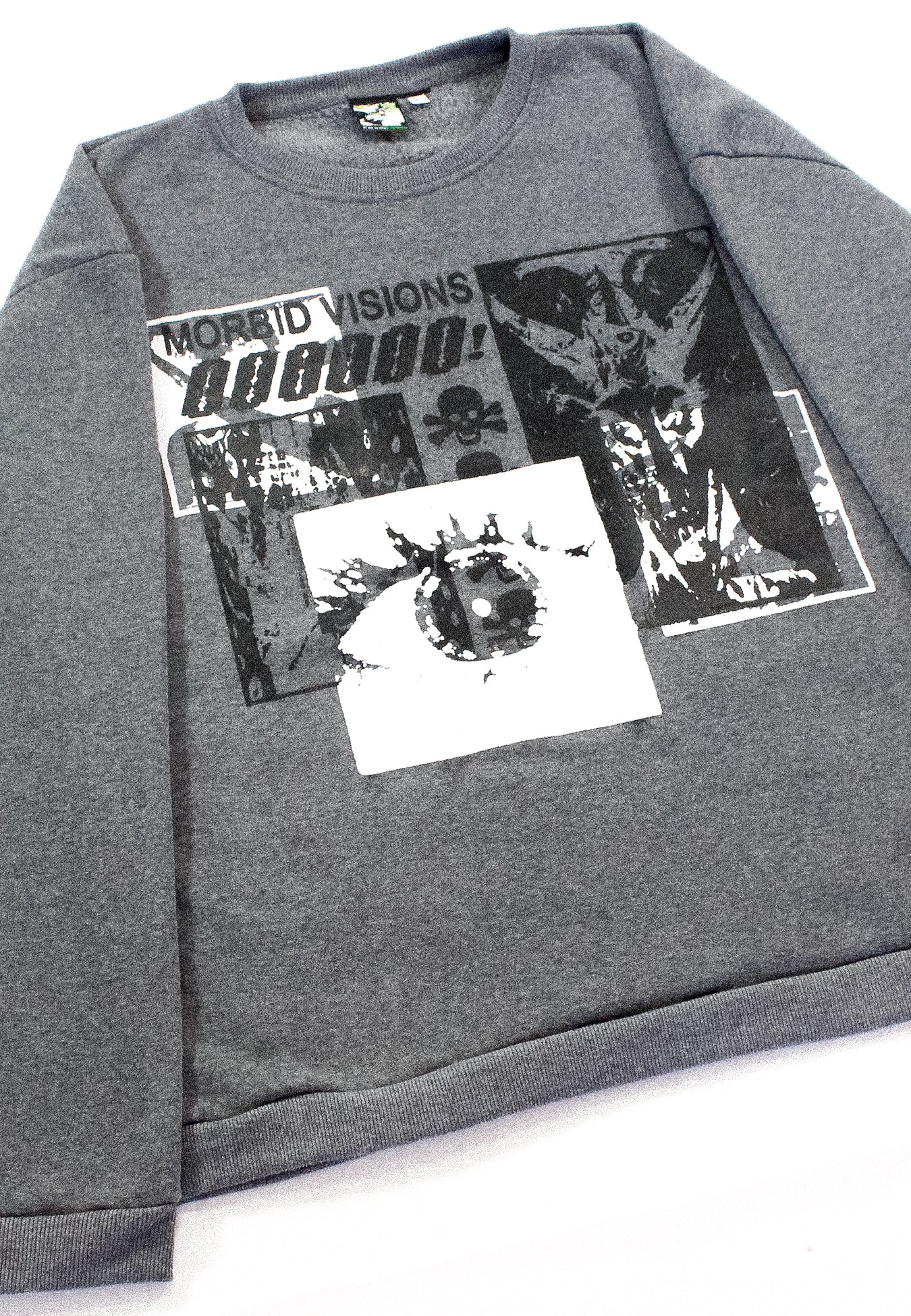 "DEVILS NIGHT 1985//MORBID VISIONS" Pullover Sweater (XL)
