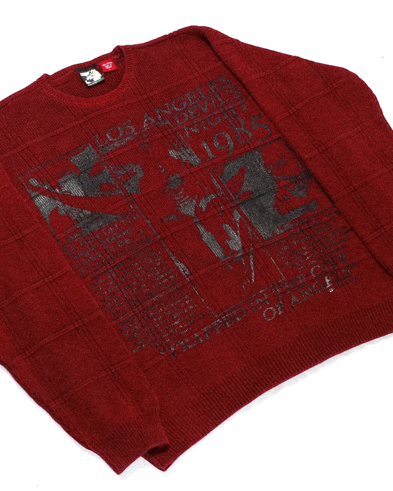 "DEVILS NIGHT 1985" Extreme Heavyweight Knit (L)