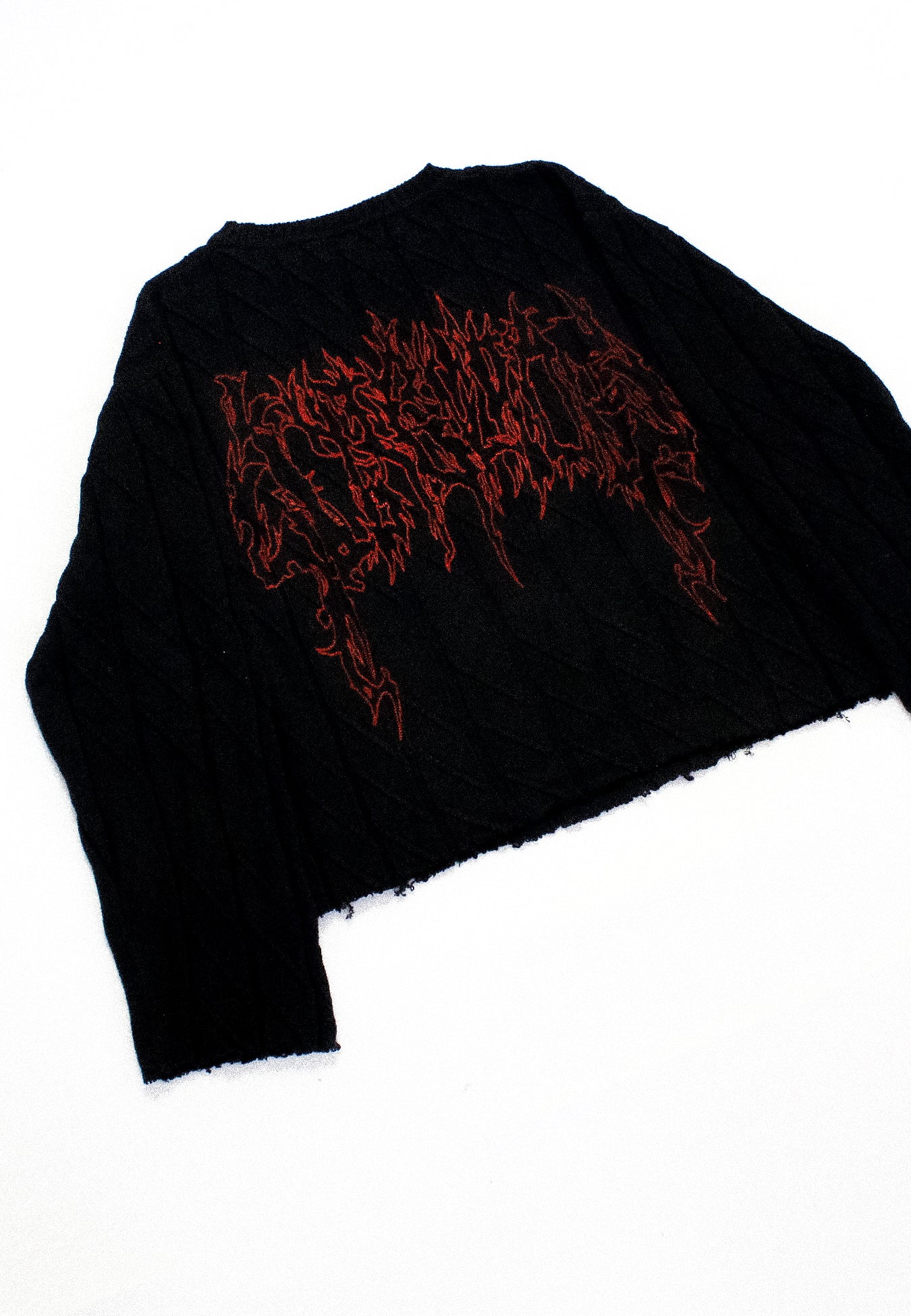 "HAUNTED LOS ANGELES//LOVE/TERROR/SEX/DRUGS" Heavyweight Knit Sweater (M)