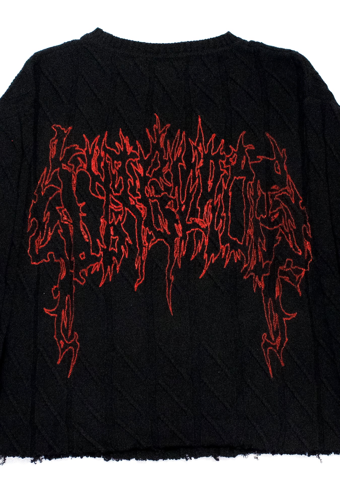 "HAUNTED LOS ANGELES//LOVE/TERROR/SEX/DRUGS" Heavyweight Knit Sweater (M)