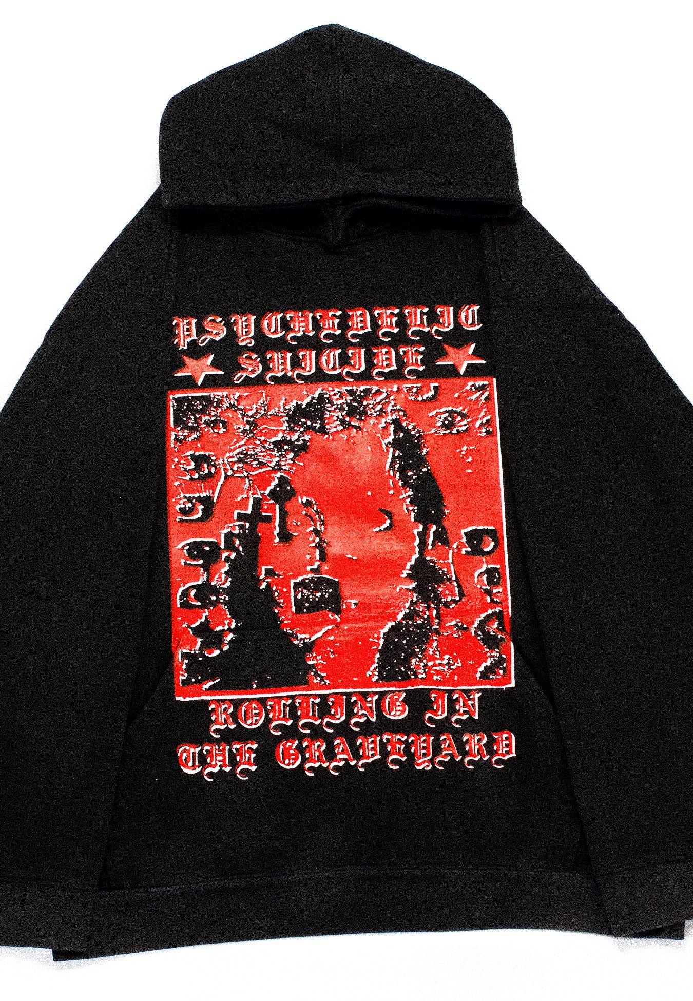 "ð€PSYCHEDELIC SUICIDEð€" Heavyweight Pullover Hood (L)
