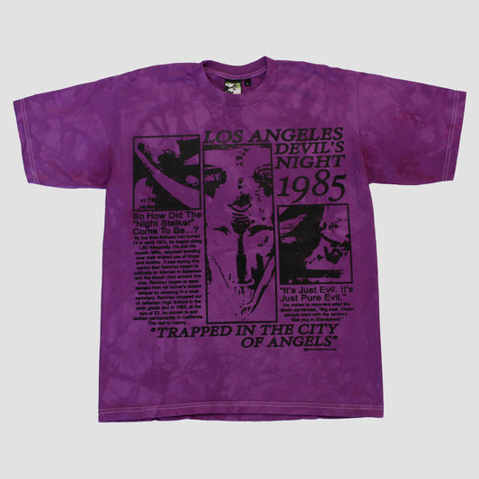 "PURPLE ANGELS//DEVILS NIGHT 1985" Heavyweight Tee (L)