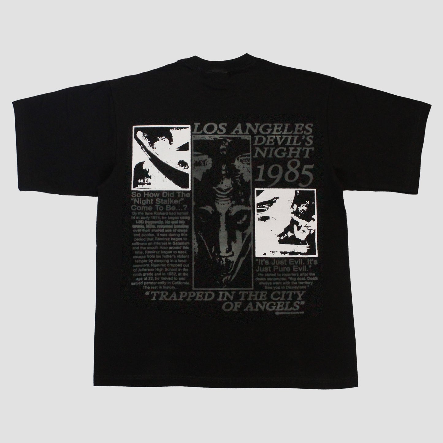 "SIXBLADESSIXTABSSIXGRAVES//DEVILS NIGHT" Heavyweight Tee (XL)