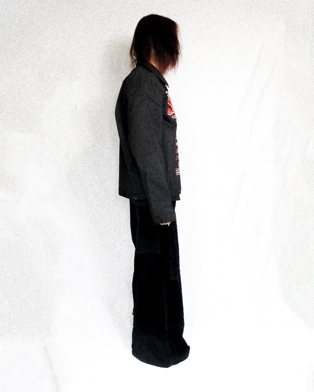 "BLOOD STAINED BUDD" Bomber Jacket (XL)