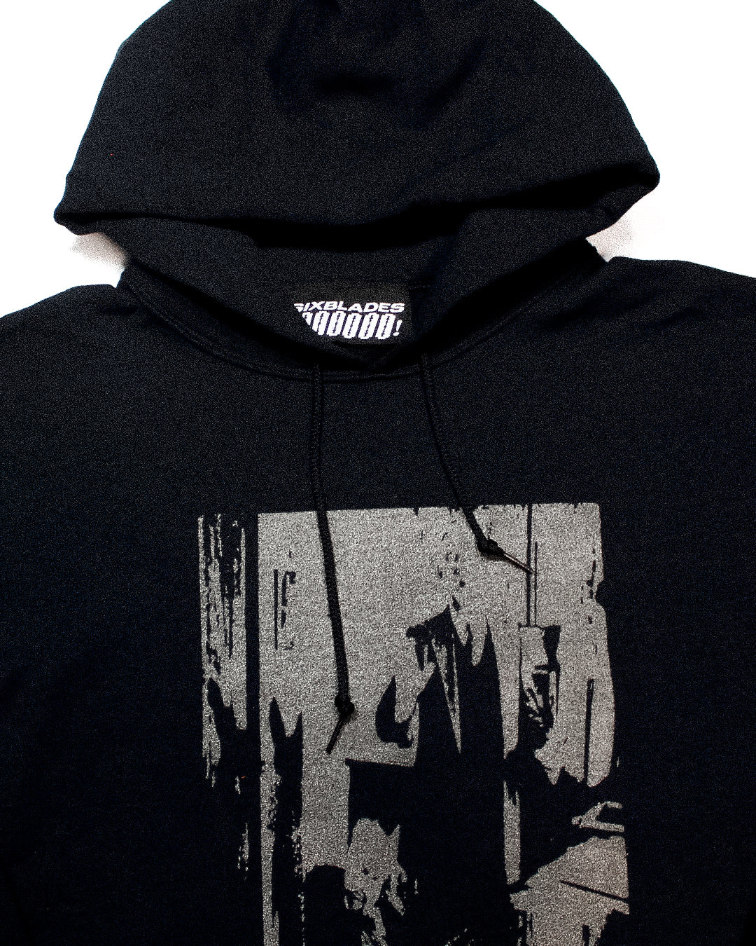 "HURT SOMEONE//PENNSYLVANIA EVENING NEWS" Cropped Hood (L)