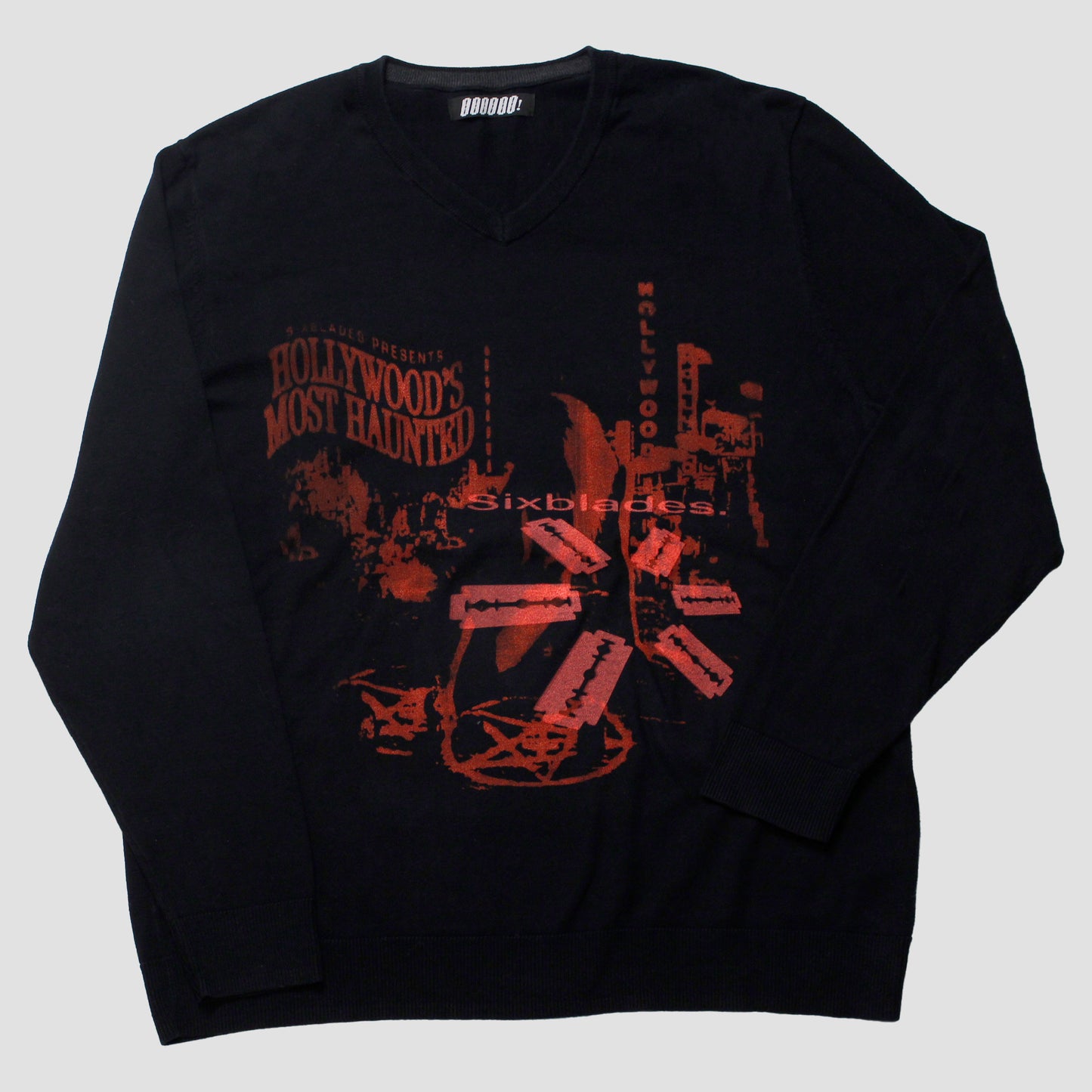 "HOLLYWOOD'S MOST HAUNTED" Pullover Sweater (XL)