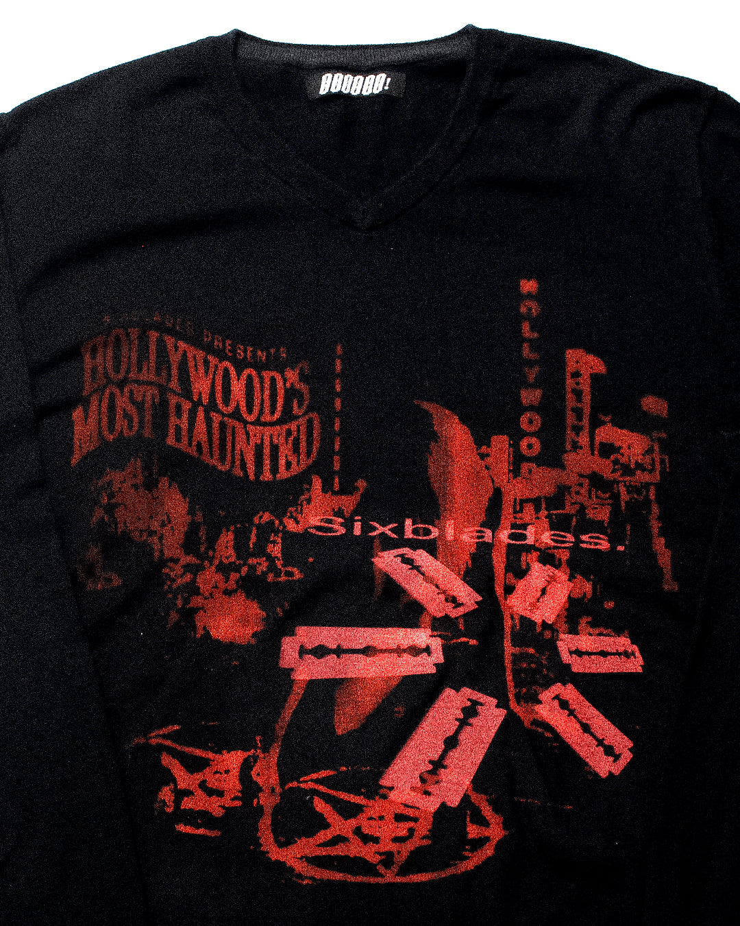 "HOLLYWOOD'S MOST HAUNTED" Pullover Sweater (XL)