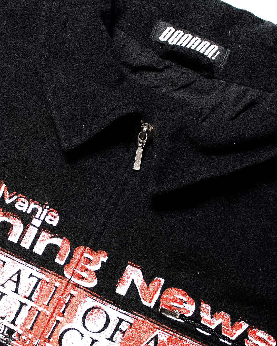 "BLOOD STAINED BUDD" Extreme Heavyweight Fleece Jacket (XL)