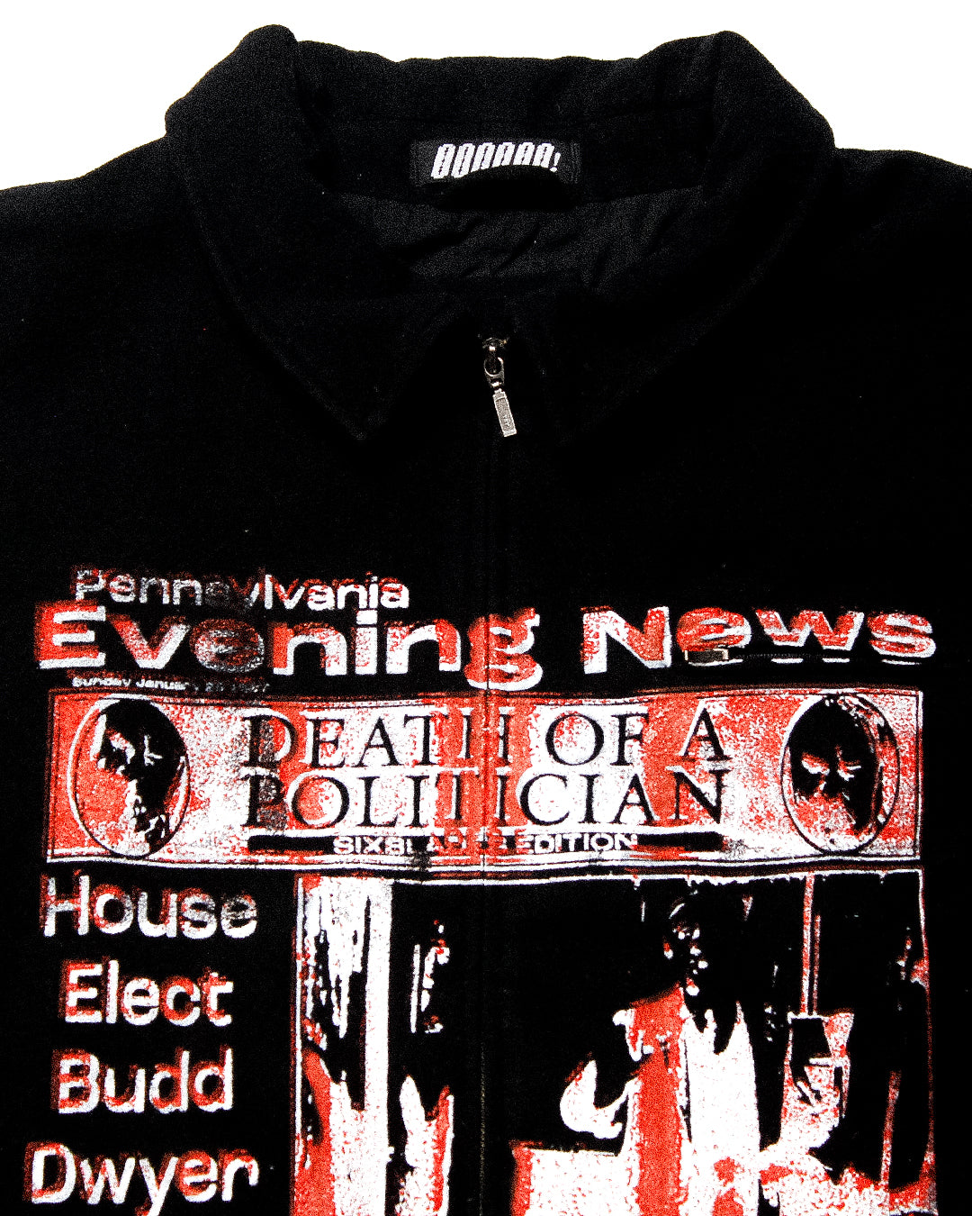 "BLOOD STAINED BUDD" Extreme Heavyweight Fleece Jacket (XL)