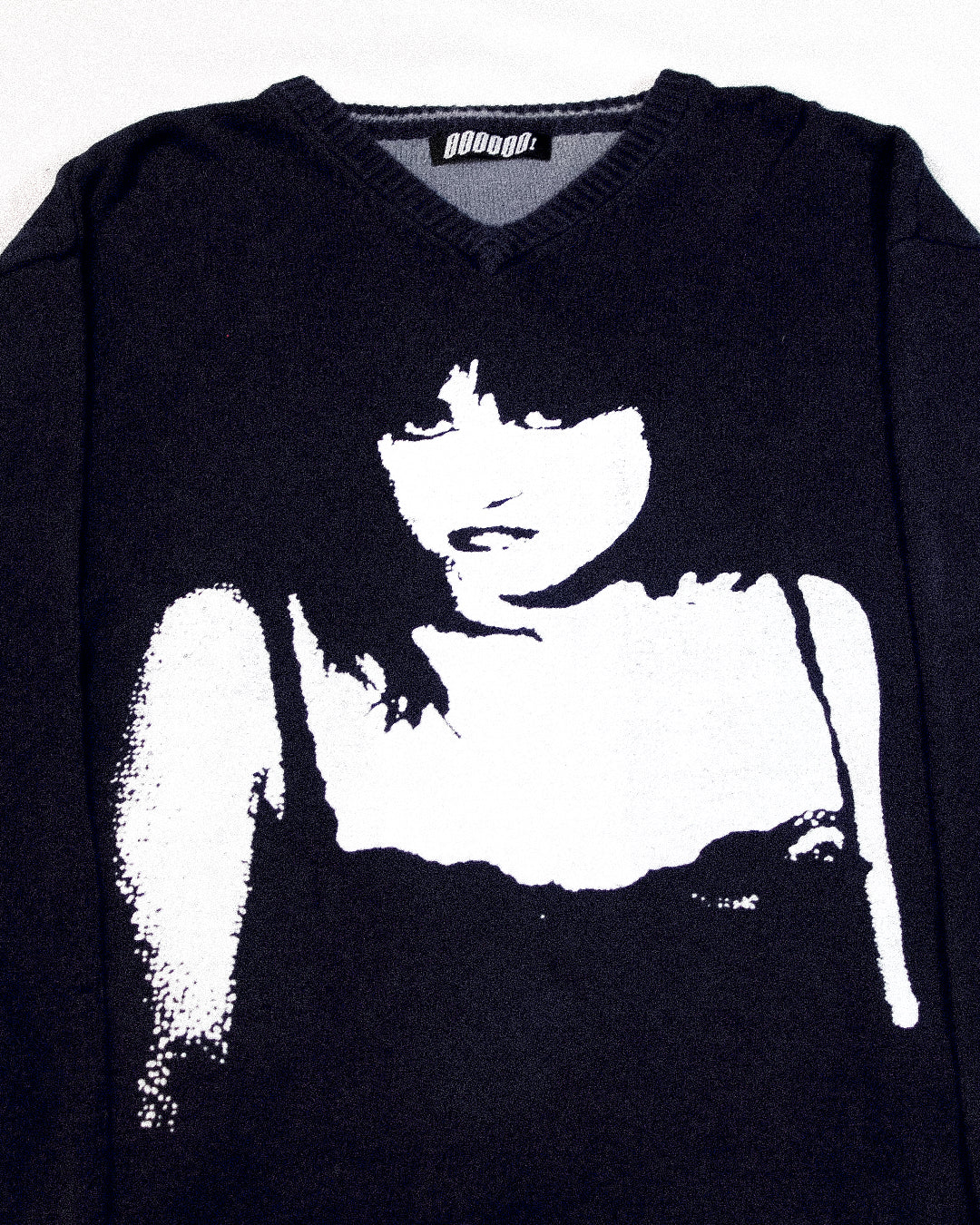 "VELVET MOURNINGS" Heavyweight Pullover Sweater (L)