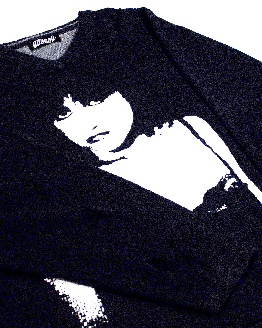 "VELVET MOURNINGS" Heavyweight Pullover Sweater (L)