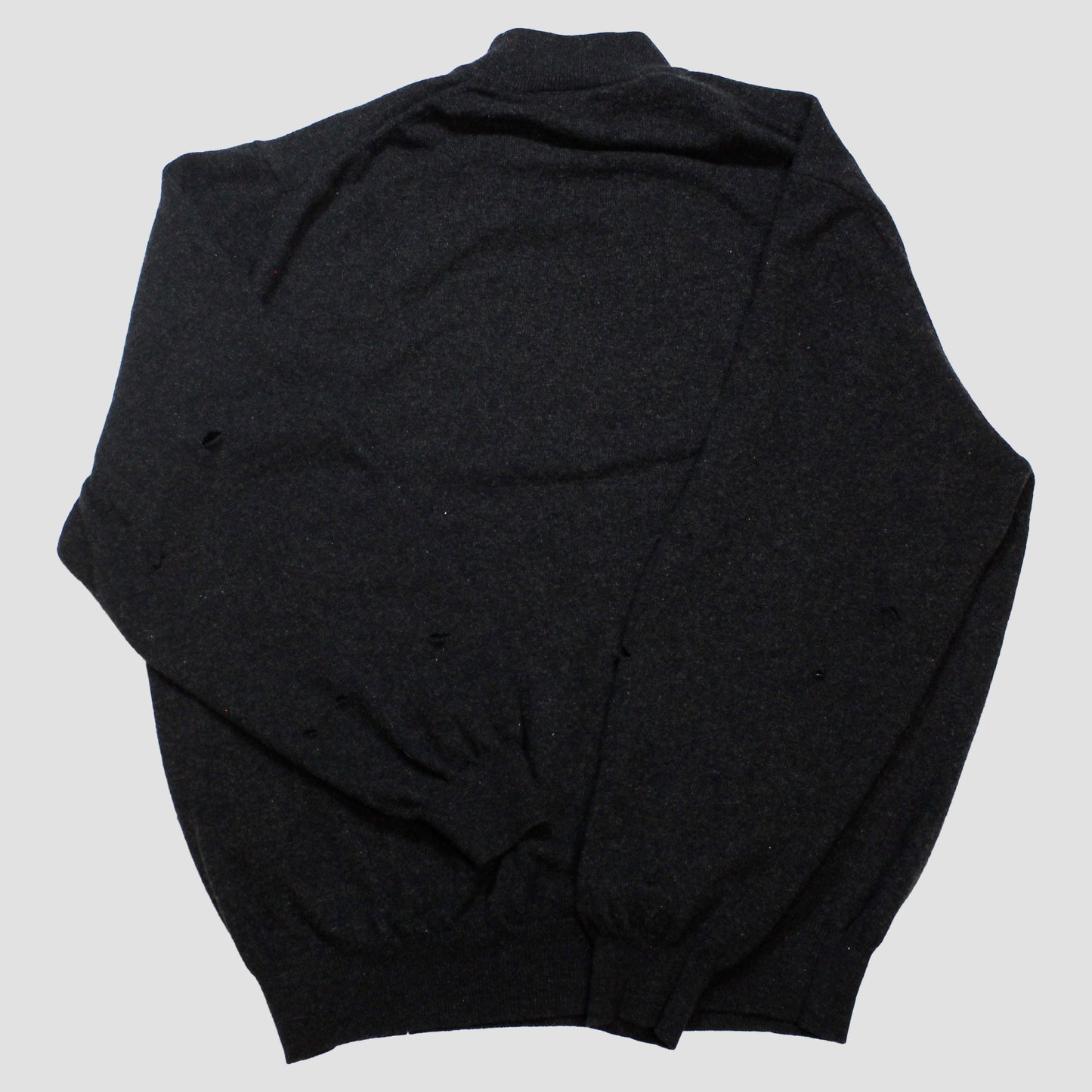 "PENNSYLVANIA EVENING NEWS//DIE LIKE DWYER" Distressed Turtleneck Sweater (L)