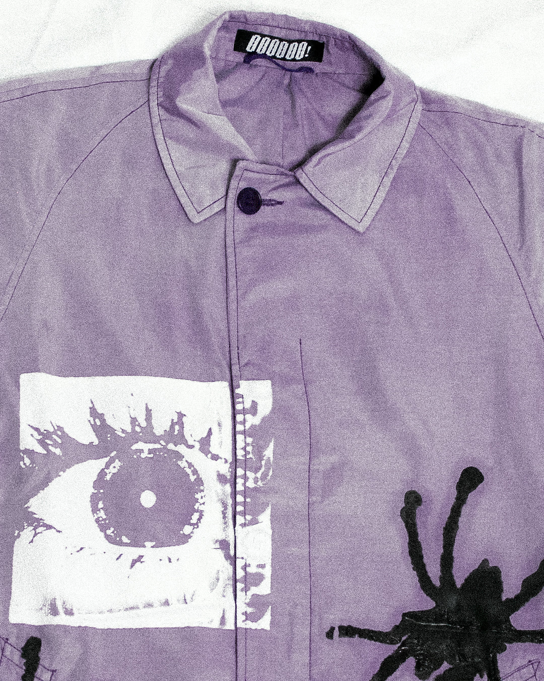 "EYES EVERYWHERE" Trench Coat (XL)