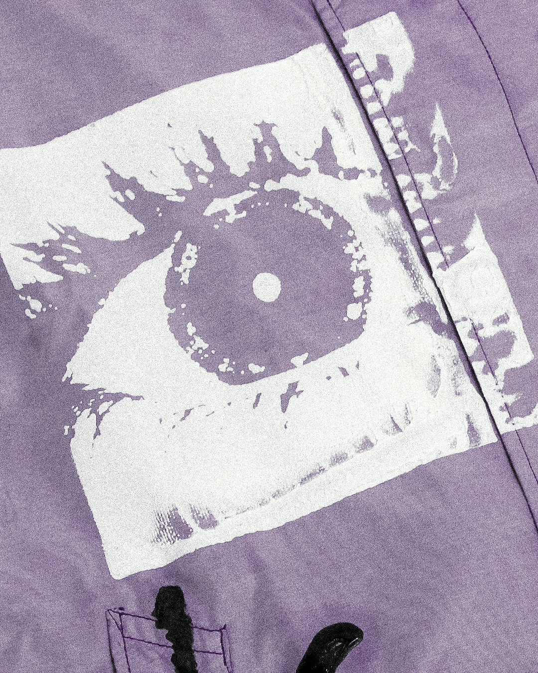 "EYES EVERYWHERE" Trench Coat (XL)