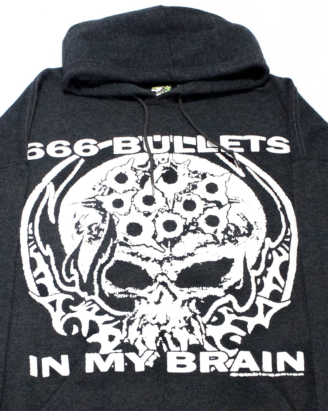 "666 BULLETS IN MY BRAIN" Heavyweight Hood (XXL)