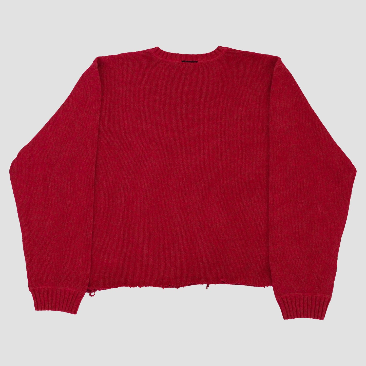 "DEEP WEB ACID TABS" Cropped Pullover Knit (L)