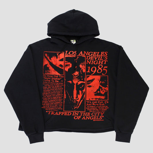 "DEVILS NIGHT 1985" Cropped Hood (L)